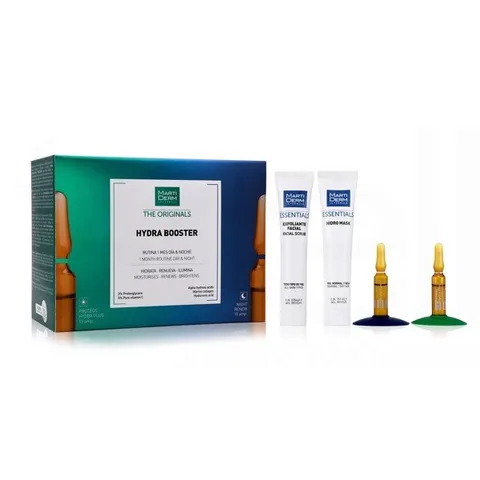 Bộ Dưỡng Da Chuyên Sâu MartiDerm The Originals Hydra Booster - Chăm Sóc Da Khô Mềm Mại, Săn Chắc, Đàn Hồi Với 30 Ống Ampoule