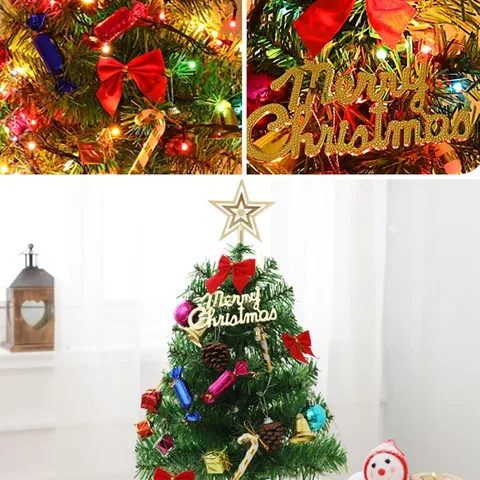 Cây Thông Noel Mini Để Bàn 60cm Kèm Phụ Kiện Trang Trí Giáng Sinh - Quà Tặng Lễ Hội Trang Trí Nhà Cửa