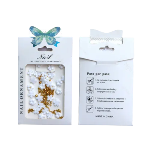 Charm Nail Gắn Móng Xinh - Bộ Phụ Kiện Trang Trí Móng Hình Nơ & Hoa Độc Đáo, Sáng Tạo Nghệ Thuật Làm Móng Tay