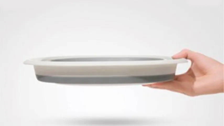 Chậu Gấp Gọn Silicon Thông Minh Size Lớn - Tiết Kiệm Không Gian, Thiết Kế Đẹp, Dùng Rửa Bát, Tay, Mặt Tại Nhà