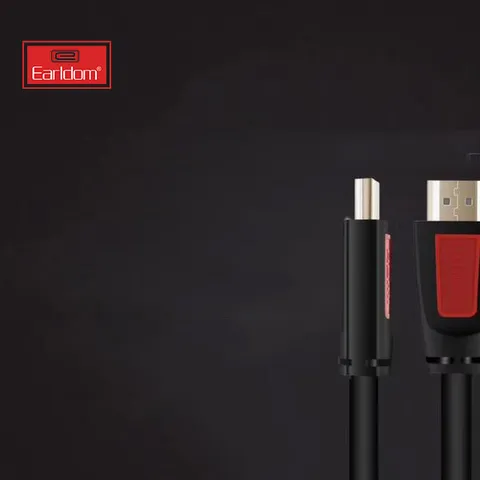 Dây Cáp HDMI Earldom W09 3m/5m - Độ Phân Giải Full HD Chất Lượng Cao Kết Nối Máy Tính Tivi, Máy Chiếu
