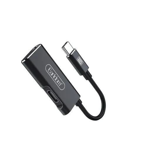 Jack Chuyển Type C 2in1 Earldom OT29 - Hỗ Trợ Nghe Nhạc & Sạc Nhanh Cho Smartphone Android, Thiết Kế Nhỏ Gọn, Dễ Dàng Mang Theo
