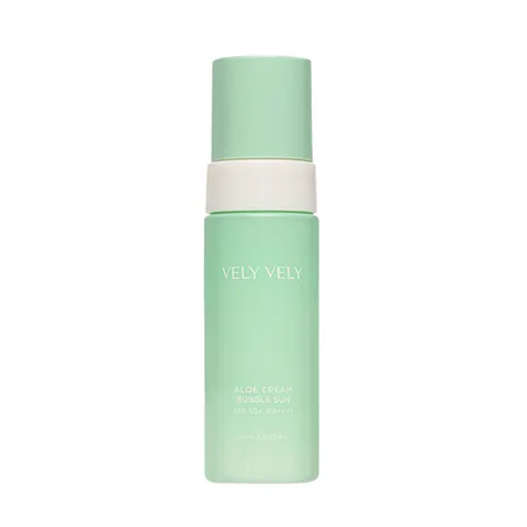 Kem chống nắng Vely Vely Aloe Cream Bubble Sun SPF50+ PA++++ - Dưỡng ẩm, không nhờn, phù hợp mọi loại da, bảo vệ tối ưu trước tia UV
