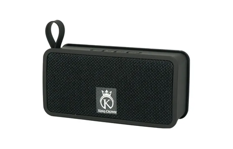 Loa Bluetooth Mini King Crown JC-200 Có Quai Đeo - Âm Thanh Sắc Nét, Kết Nối USB, Thẻ Nhớ, AUX, Thiết Kế Di Động Thời Trang