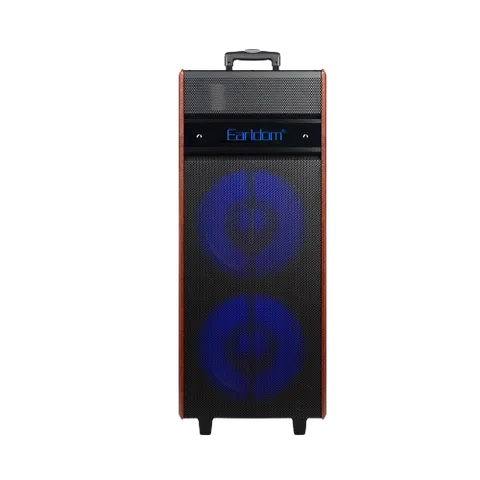 Loa Kéo Di Động Earldom ET-LK5 - Bluetooth V5.0, Kèm 2 Mic Không Dây, Âm Thanh Sống Động, Chuyên Dụng Karaoke và Tiệc Tùng