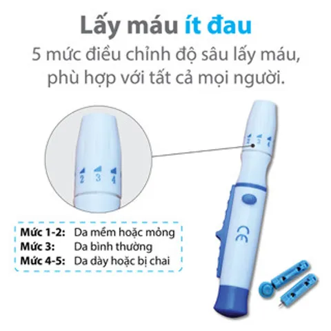 Máy Đo Đường Huyết Yamada Cảm Ứng Thông Minh - Trợ Lý Ảo Hỗ Trợ Tiếng Việt, Que Thử Công Nghệ Cao, Kết Quả Chính Xác