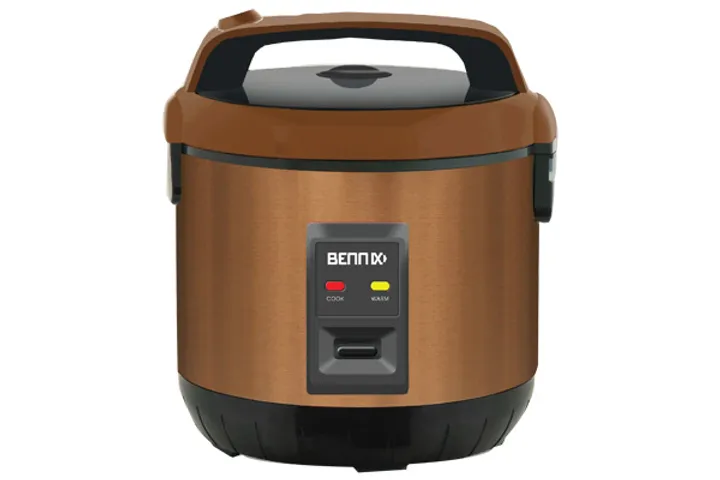 Nồi cơm điện Bennix BN-022RC 2.2L - Thiết kế hiện đại, công suất 750W, nấu cơm thơm ngon, giữ ấm tiện lợi cho gia đình 6-8 người.