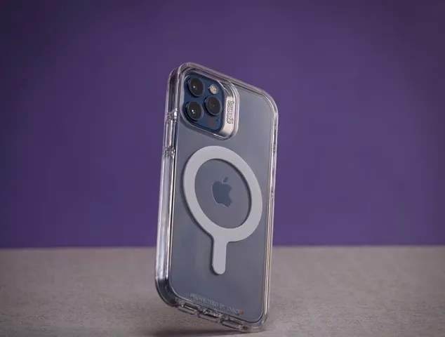 Ốp Lưng Gear4 D3O Crystal Palace Snap Clear 4m cho iPhone - Chất Liệu Cao Cấp, Chống Sốc, Kháng Khuẩn, Hỗ Trợ Sạc Magsafe