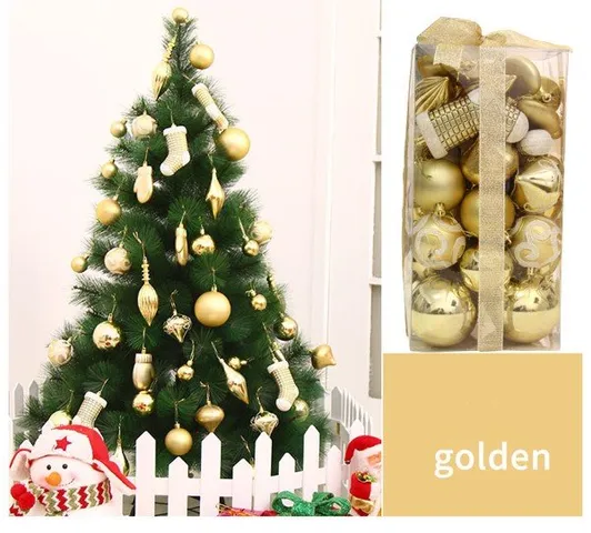 Bộ Quả Cầu Trang Trí Cây Thông Noel Giáng Sinh - Màu Sắc Đẹp, Thiết Kế Hiện Đại, Văn Hóa Giáng Sinh Nổi Bật