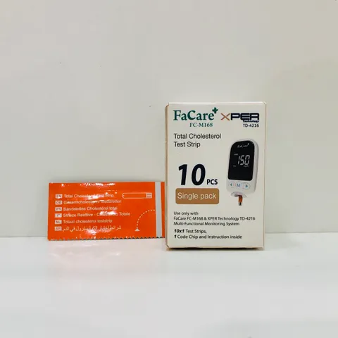 Que Thử Cholesterol Hộp 10 Chiếc Cho Máy Đo FaCare FC-M168 - Theo Dõi Sức Khỏe Nhanh Chóng Và Chính Xác