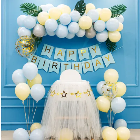 Bộ Set Bóng Trang Trí Sinh Nhật Tại Nhà Màu Pastel - Tiệc Tùng Ý Tưởng Đẹp, Đơn Giản Cho Ngày Đặc Biệt