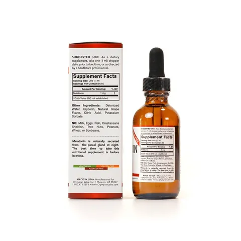 Siro hỗ trợ giấc ngủ Olympian Labs 60ml - Cải thiện giấc ngủ sâu và chất lượng dành cho người lớn và người cao tuổi