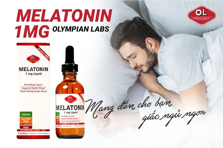 Siro hỗ trợ giấc ngủ Olympian Labs 60ml - Cải thiện giấc ngủ sâu và chất lượng dành cho người lớn và người cao tuổi