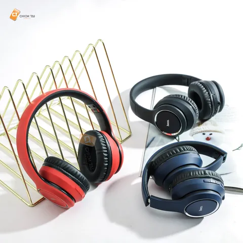 Tai Nghe Chụp Đầu Bluetooth Hoco W28 - Thiết Kế Gấp Gọn, Âm Thanh Cao Cấp, Thời Trang Thể Thao, Pin 6 Giờ