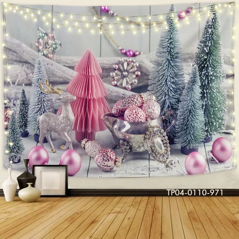 Tranh Vải In 3D Treo Tường Trang Trí Nghệ Thuật Chủ Đề Noel - Hình Ảnh Sắc Nét, Chất Liệu Cao Cấp, Phù Hợp Mọi Không Gian