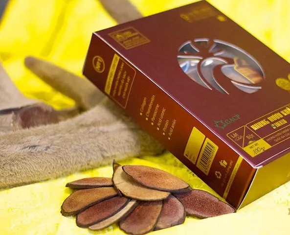 Nhung Hươu khô Siberia 50g - Thực phẩm chức năng hỗ trợ bồi bổ sức khỏe, bổ sung Acid Amin và nguyên tố vi lượng, cải thiện sức khỏe toàn diện.