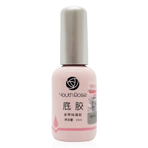 Base Gel Liên Kết Móng Hoa Hồng Youth Rose 15ml - Duy Trì Sơn Gel Bền Lâu, Chống Trầy Xước cho Móng Tay Bóng Mịn