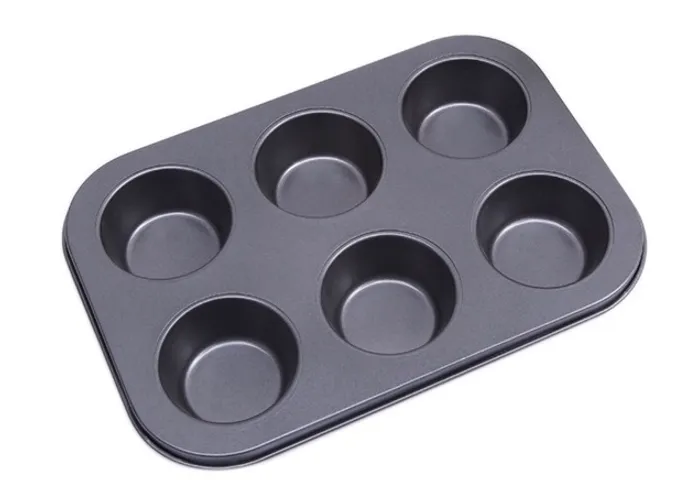 Bộ 3 Khuôn Chống Dính Làm Bánh Mì, Bánh Gato, Cupcake - Dụng Cụ Nấu Ăn Nhà Bếp Chất Liệu Thép Carbon Cao Cấp