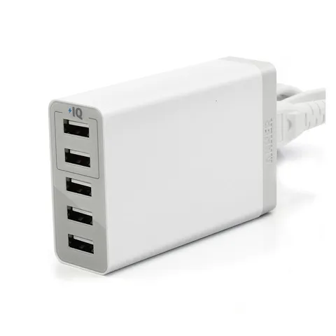 Bộ sạc 5 cổng Anker A2134 PowerPort Lite - Sạc nhanh cho 5 thiết bị USB, nhỏ gọn, tiện lợi cho người di chuyển