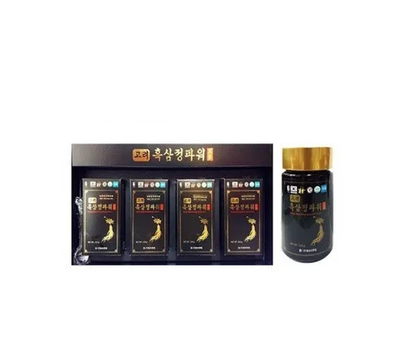Cao Hắc Sâm Hàn Quốc Cô Đặc Hộp 4 Lọ - Thực Phẩm Bảo Vệ Sức Khỏe, Tăng Cường Miễn Dịch và Phục Hồi Năng Lượng