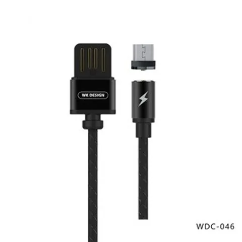Cáp Sạc Từ WK WDC-046 Nam Châm Dành Cho Điện Thoại Android Samsung - Kết Nối Nhanh, Tiện Lợi, Bảo Hành 12 Tháng