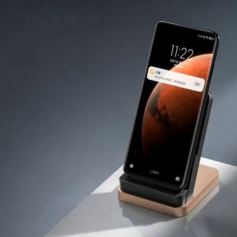 Đế sạc nhanh không dây Xiaomi Mijia MDY-12-EN 55W với quạt tản nhiệt, sạc ổn định cho điện thoại, thiết bị công nghệ - Món phụ kiện cần có cho tín đồ công nghệ.