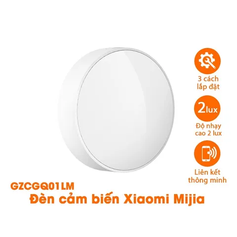 Đèn Cảm Biến Ánh Sáng Xiaomi Mijia GZCGQ01LM - Thiết Bị Thông Minh, Dễ Lắp Đặt, Phạm Vi Phát Hiện Lên Đến 83,000 Lux