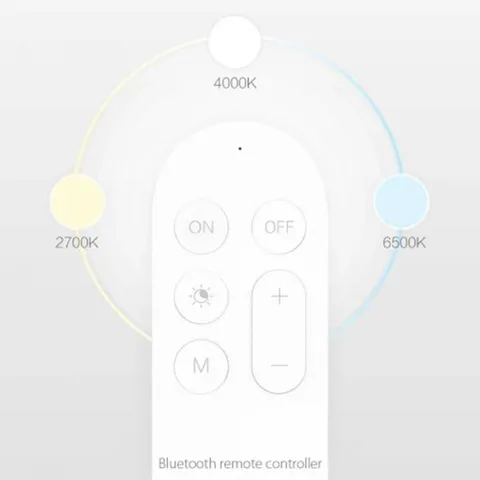 Đèn trần thông minh Xiaomi Yeelight LED - Điều khiển qua WiFi, sáng trắng và vàng, kiểu dáng hiện đại cho không gian sống sang trọng
