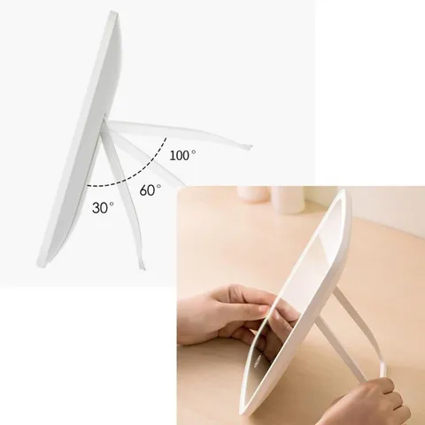 Gương Gập Trang Điểm Có Đèn LED Xiaomi Jordan Judy - Thiết Kế Nhỏ Gọn, Chất Liệu Cao Cấp, Thích Hợp Để Bàn, Dễ Dàng Mang Theo