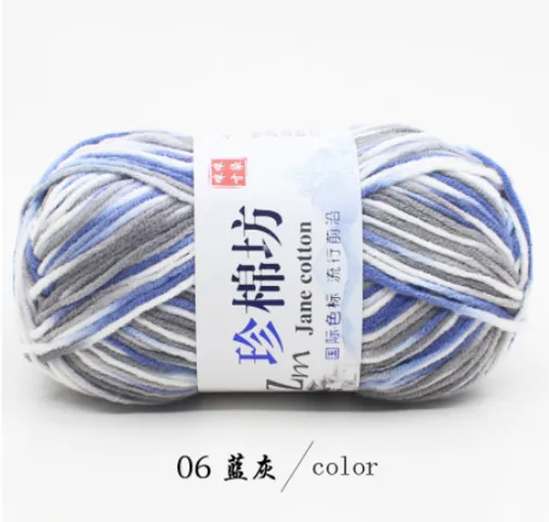 Len Jane Cotton Loang Màu 2.5mm Cao Cấp - Sợi Len Mềm Dễ Đan, Thích Hợp Cho Khăn, Áo, Mũ - Đồ Dùng Trang Trí Nhà Cửa
