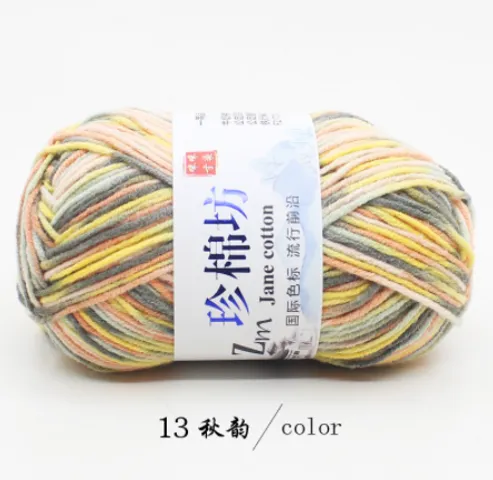 Len Jane Cotton Loang Màu 2.5mm Cao Cấp - Sợi Len Mềm Dễ Đan, Thích Hợp Cho Khăn, Áo, Mũ - Đồ Dùng Trang Trí Nhà Cửa