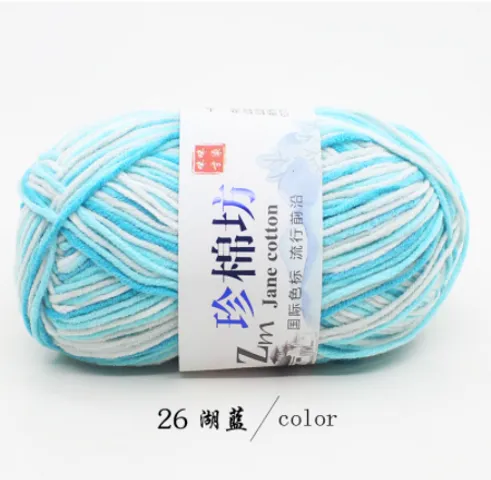 Len Jane Cotton Loang Màu 2.5mm Cao Cấp - Sợi Len Mềm Dễ Đan, Thích Hợp Cho Khăn, Áo, Mũ - Đồ Dùng Trang Trí Nhà Cửa