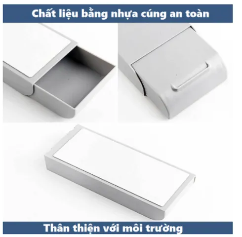 Ngăn Kéo Mini Dán Dưới Bàn Học - Tiện Lợi Để Đồ Đạc Gọn Gàng, 22.3x3.5cm, Chất Liệu Nhựa Bền Bỉ, Thiết Kế Thông Minh