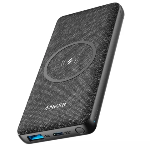 Pin sạc dự phòng không dây Anker A1617 - Dung lượng 10.000mAh, sạc nhanh 10W, tương thích nhiều thiết bị, nhỏ gọn dễ mang theo