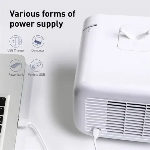 Quạt để bàn Baseus Time CXTM-23 - Quạt mini làm mát không gian, kiểu dáng hiện đại, công nghệ tỏa hơi nước, tiết kiệm không gian