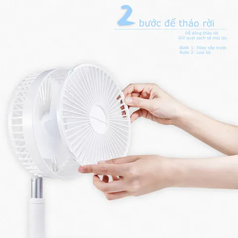 Quạt Tích Hợp Loa Không Dây Xiaomi Youpin Zolele P10S 7200mAh - Quạt Gập Tiện Lợi, Âm Thanh Chất Lượng Cho Mọi Không Gian