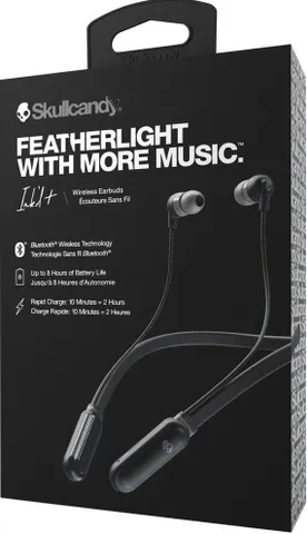 Tai nghe Bluetooth Skullcandy INKD+ Wireless Neckband - Thiết kế nhỏ gọn, pin 8 giờ, bảo hành 12 tháng, màu sắc đa dạng