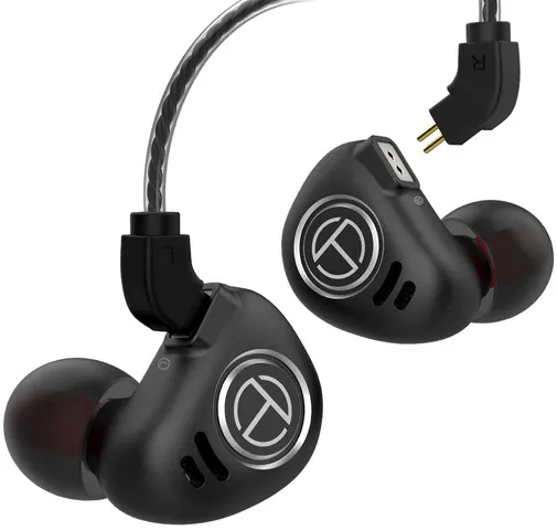 Tai Nghe TRN V90 Nhét Tai Không Mic - Âm Thanh Hybrid HD 10 Driver, Chất Âm Vượt Trội, Bảo Hành 12 Tháng
