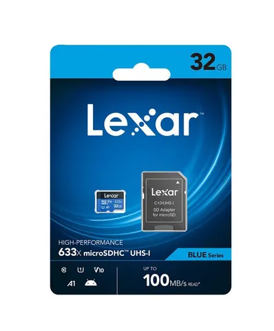 Thẻ Nhớ MicroSD Lexar 32GB/64GB/128GB - Tốc Độ Cao Class 10 Cho Camera và Điện Thoại, Tương Thích Đầy Đủ, Chất Lượng Cao