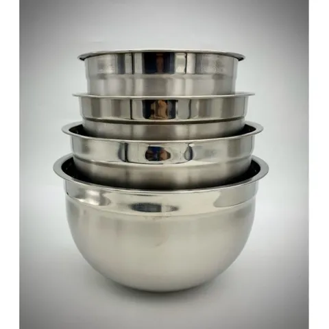 Tô Trộn Bột Inox Không Gỉ - Dụng Cụ Đánh Trứng, Trộn Bột, Làm Bánh và Salad - Thiết Bị Nhà Bếp Thực Hành Chất Lượng Cao