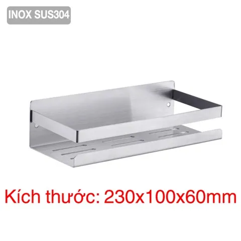 Kệ Đựng Gia Vị Inox Dán Tường Hobby KGVD Chống Gỉ Sét - Giải Pháp Tổ Chức Nhà Bếp Thông Minh và Tiện Lợi