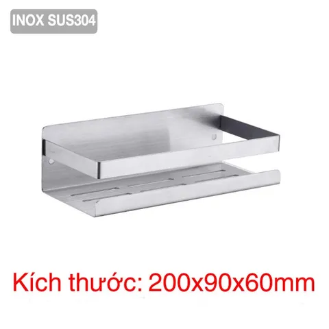 Kệ Đựng Gia Vị Inox Dán Tường Hobby KGVD Chống Gỉ Sét - Giải Pháp Tổ Chức Nhà Bếp Thông Minh và Tiện Lợi