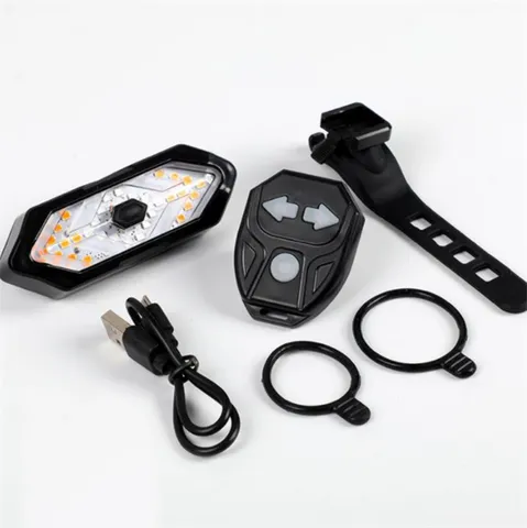 Đèn xi nhan xe đạp West Biking FY-1820 điều khiển từ xa, chống thấm nước, có còi, thiết kế hiện đại cho xe đạp thể thao và trẻ em.