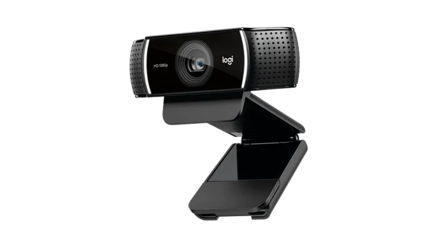 Webcam Logitech C922 Pro HD với mic kép - Học trực tuyến, Hội họp và Livestream chất lượng 1080p/30fps, tương thích Windows và MacOS