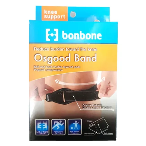Đai cố định khớp gối dưới Bonbone Osgood Band - Hỗ trợ bảo vệ khớp gối cho vận động viên thể thao, giảm chấn thương hiệu quả