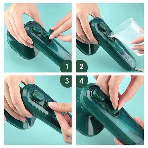 Bàn Là Hơi Nước Cầm Tay Mini Công Suất Lớn - Thiết Kế Nhỏ Gọn, Ủi Được Tất Cả Chất Liệu Vải Như Nhung, Lụa, Kaki