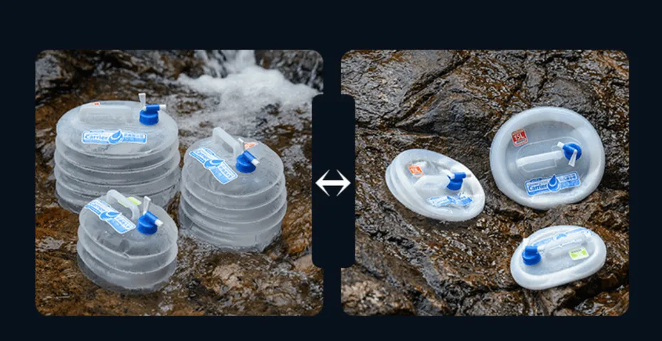 Bình Nước Dã Ngoại Xếp Gọn Naturehike NH14S002-T - Chất Liệu TPU Kháng Khuẩn, Tiết Kiệm Diện Tích, Dung Tích 5-15 Lít, Tiện Lợi Khi Di Chuyển