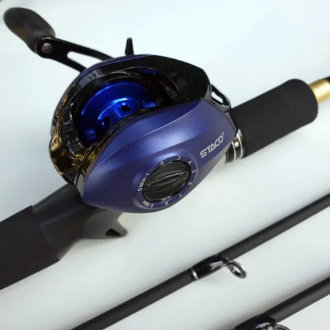 Bộ cần câu Lure Shimano 2 ngọn máy ngang STACO - Cần câu cá chuyên nghiệp thiết kế thông minh, nhẹ, chính xác cho trải nghiệm câu cá tuyệt vời.