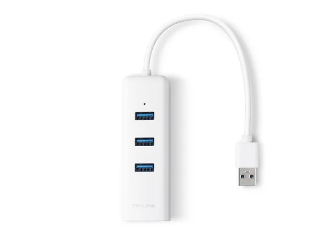 Bộ Chuyển Đổi Mạng USB 3.0 Sang Ethernet Gigabit TP-Link UE330 - 3 Cổng USB, Tốc Độ 1000Mbps, Thiết Kế Gọn Nhẹ