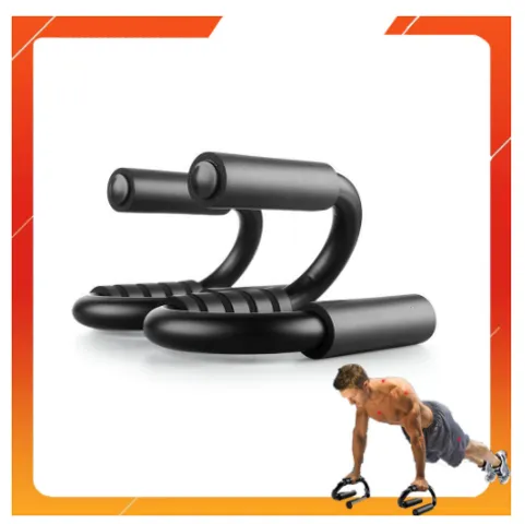 Bộ Dụng Cụ Chống Đẩy Chữ S Bọc Đệm Cao Cấp - Hỗ Trợ Tập Luyện Tăng Cường Sức Mạnh và Cơ Bắp Săn Chắc
